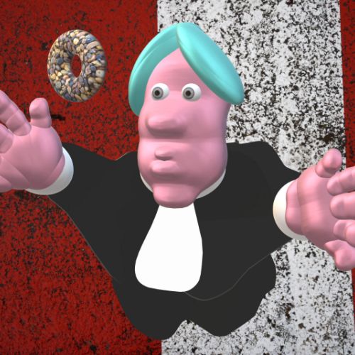 Avocat plaidant, perturbé par un tore