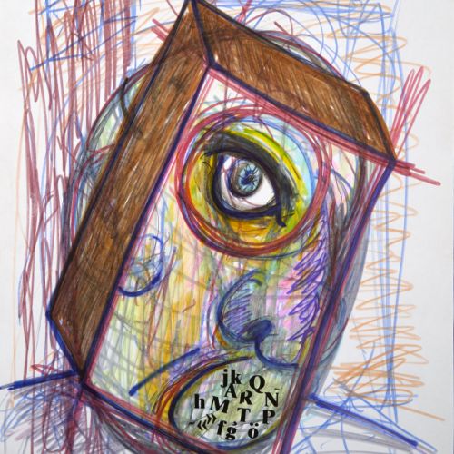 N° 563 - Portrait homme (tête rectangle)