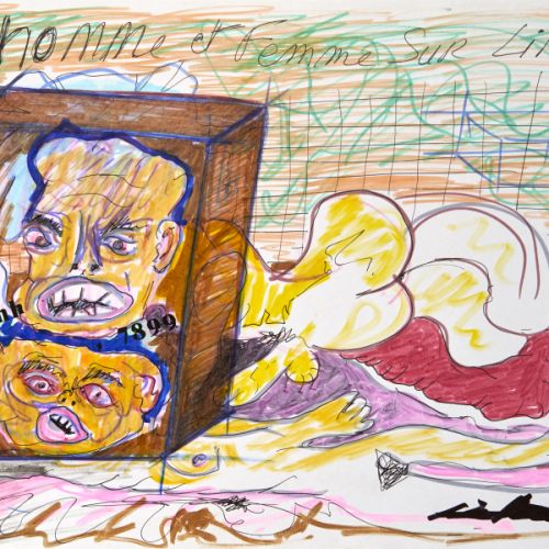 N° 560 - Homme et femme sur lit