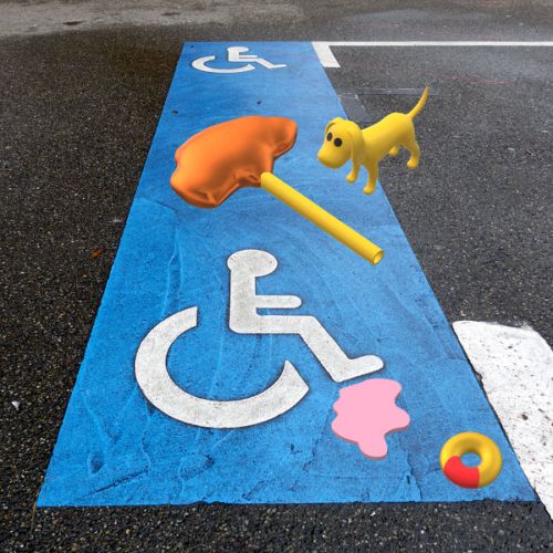 Chien de garde pour places handicapées II