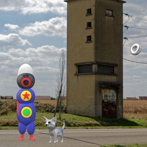 Kéké sur la route