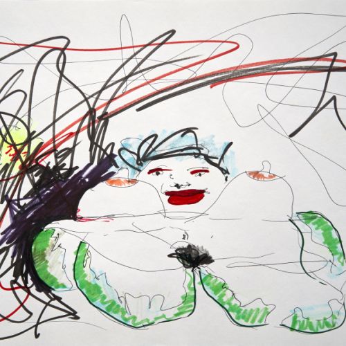 N° 735 - Femme nue et allongée