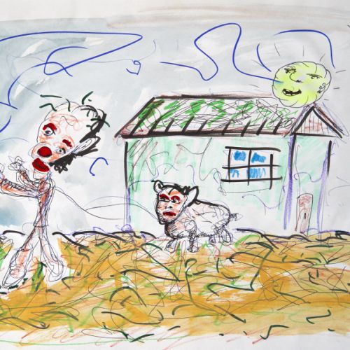 N° 741 - Clown, ayant perdu la boule