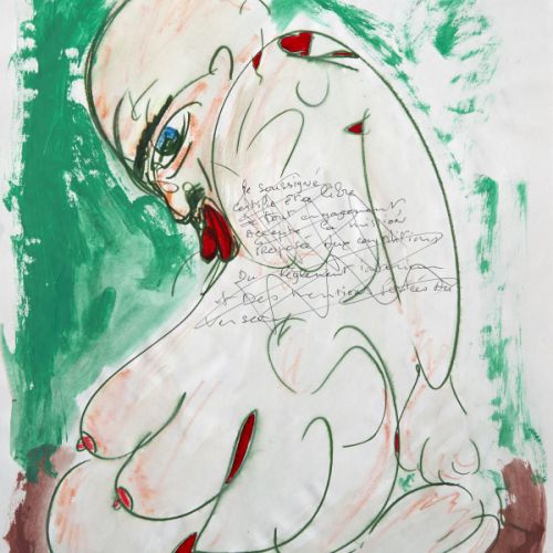 N° 765 - Femme nue à genoux