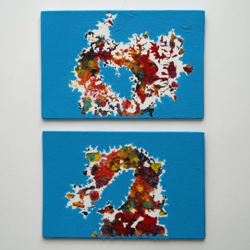 Deux êtres vivants n° 6 et 5 (2026)