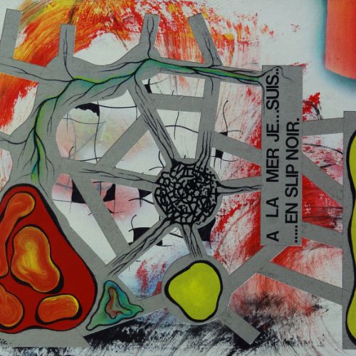 N° 35 - A la mer je... 1996 (46x38 cm)