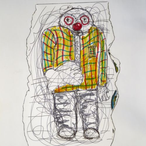 N° 468 - Clown - 1999 (21x29,7 cm)