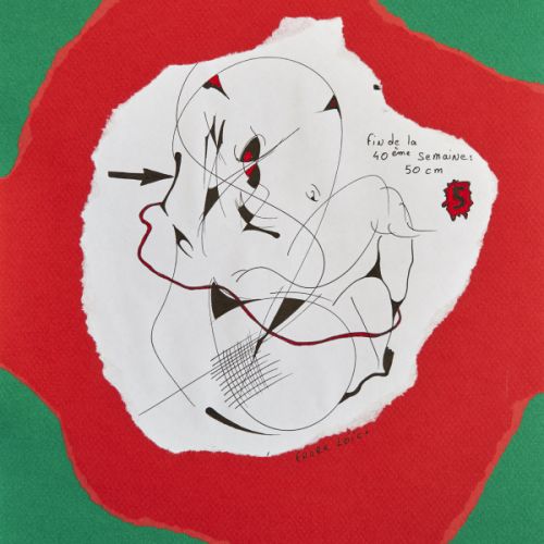 N° 185 - Taille du fœtus V - 1997 (23,9 x 31,9 cm)