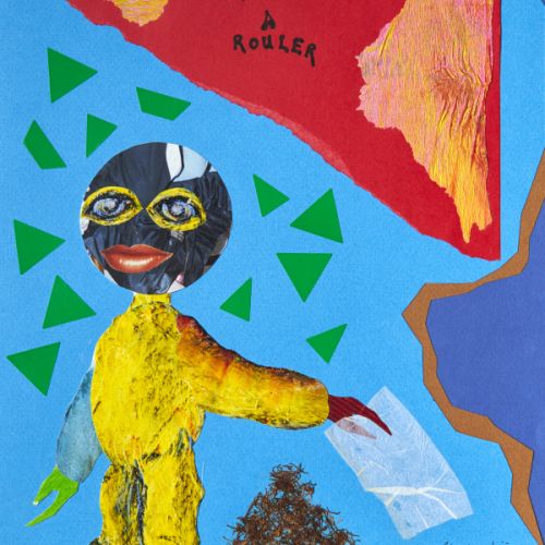 N° 39 - Tabac à rouler (24x32 cm) 1996 (j'ai arrêté de fumer le 7/12/1999)