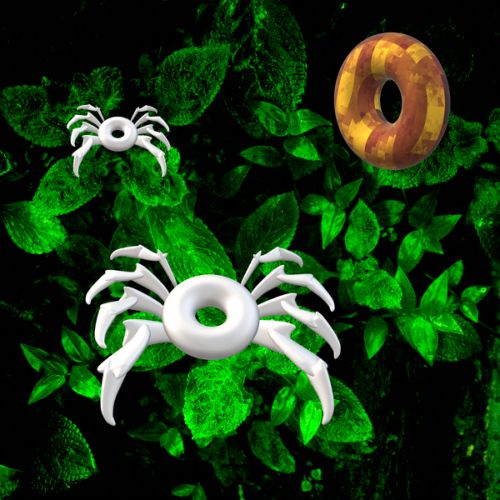 Araignées au glaçage fondant