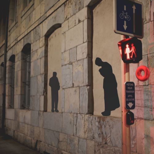 Pour traverser (avec l’ombre de Millet)