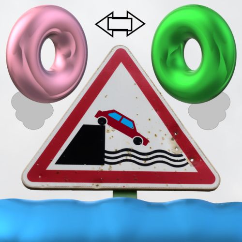 Voiture tombant dans l’eau n°2