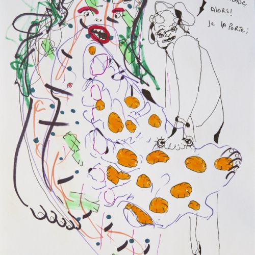 N° 686 - Ma femme est malade - 2000 (21x29,6 cm)
