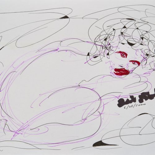 N° 633 - Une femme - 2000 (21x29,6 cm)