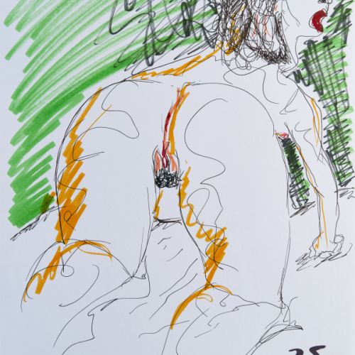 N° 630 - Une femme - 2000 (21x29,6 cm)