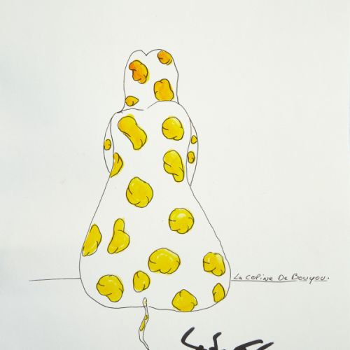 N° 434 - La copine de Bouyou - 1999 (24x32 cm)