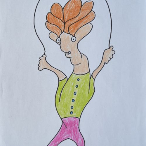 Saut à la corde - 2005 (21x29,6 cm)