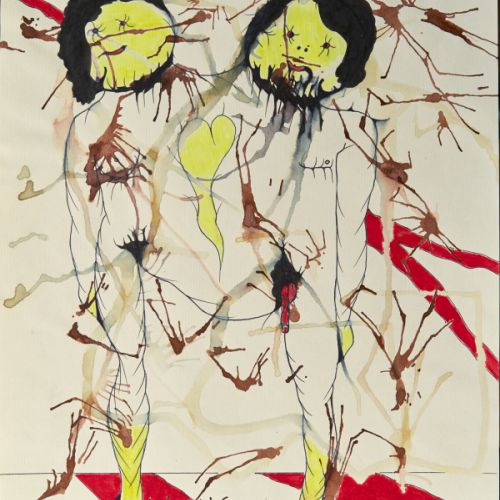 N° 75 - Nous deux - 1996 (31x25,4 cm)