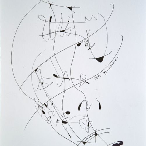 N° 625 - Tête d’homme - 2000 (21x29,7 cm)