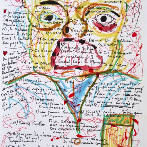 N° 386 - Des cartes à jouer - 1999 (21x29,7 cm)