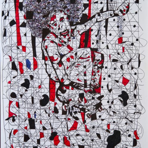 N° 380 - Skateur - 1999 (21x29,7 cm)