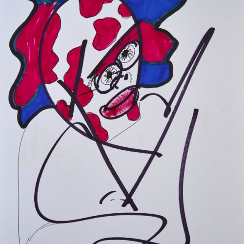 N° 661 - Tête d’enfant - 2000 (21x29,7 cm)