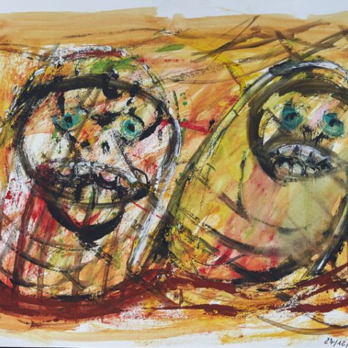N° 533 - Un couple - 1999 (21 x 29,6 cm)